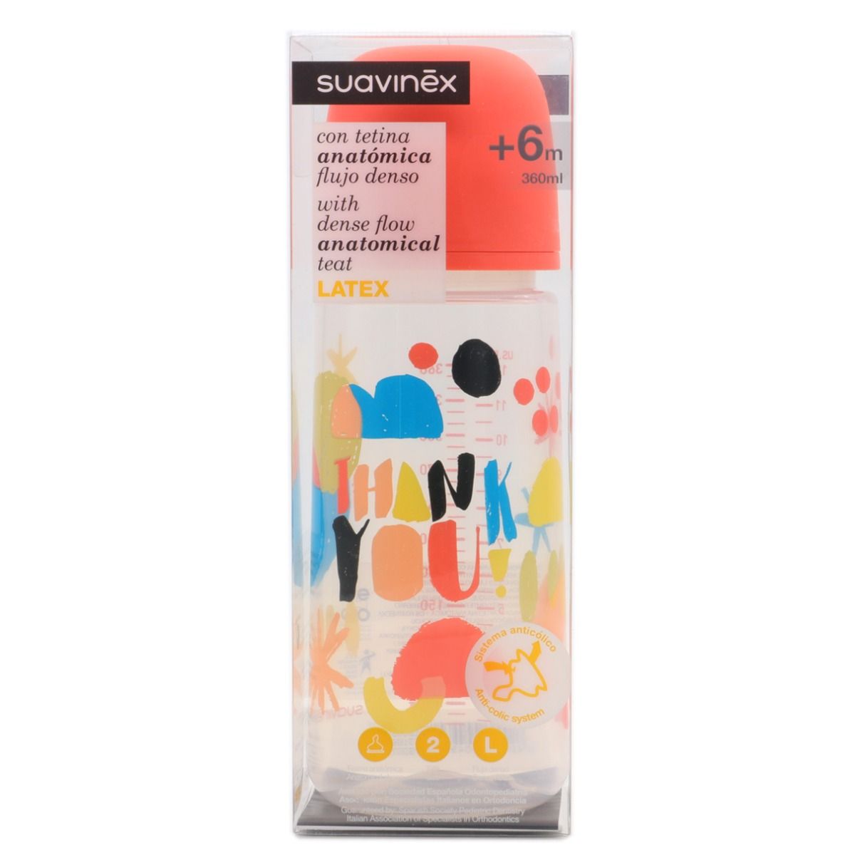 Suavinex latex 奶瓶 6+m 360ml