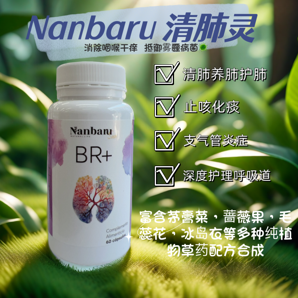 Nanbaru Sun 清肺灵 60粒