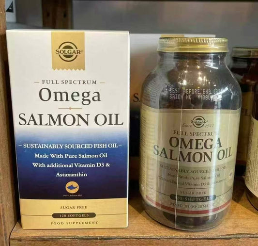 SOLGAR 深海三文鱼油+虾青素 120粒