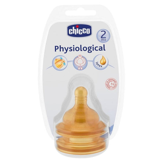 chicco 意大利智高乳胶奶头2U，中号2m+