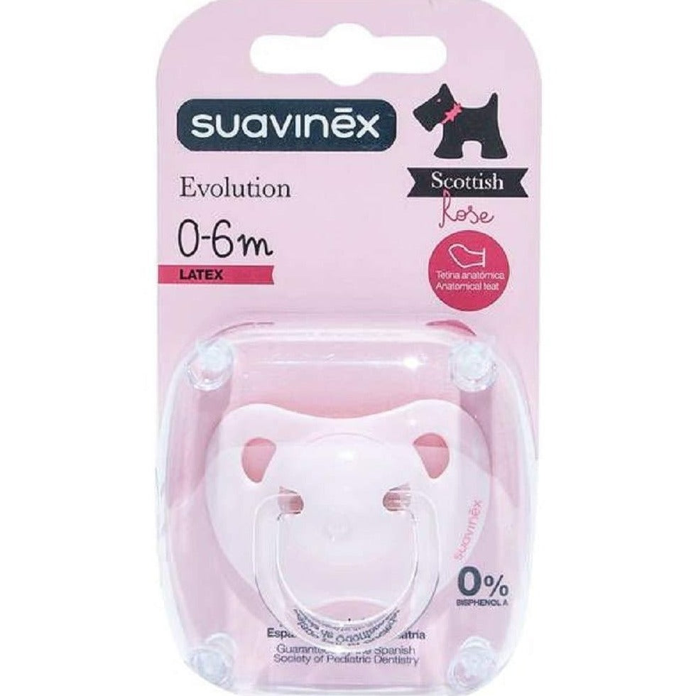 suavinex 苏维尼乳胶安抚奶嘴0--6m