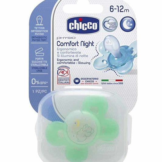 chicco 意大利智高硅胶安抚奶嘴6-12m