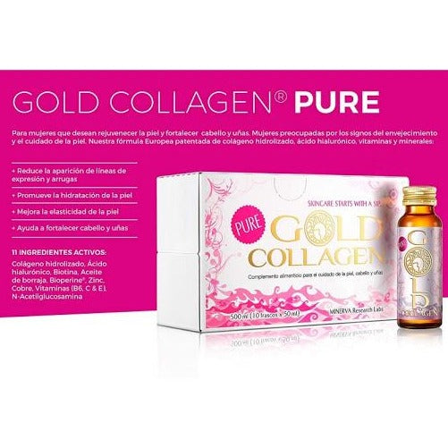 pure gold 深海液体胶原蛋白口服液 年轻版 500ml