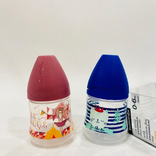 suavinex 苏维尼乳胶头塑料奶瓶0-6m 150ml