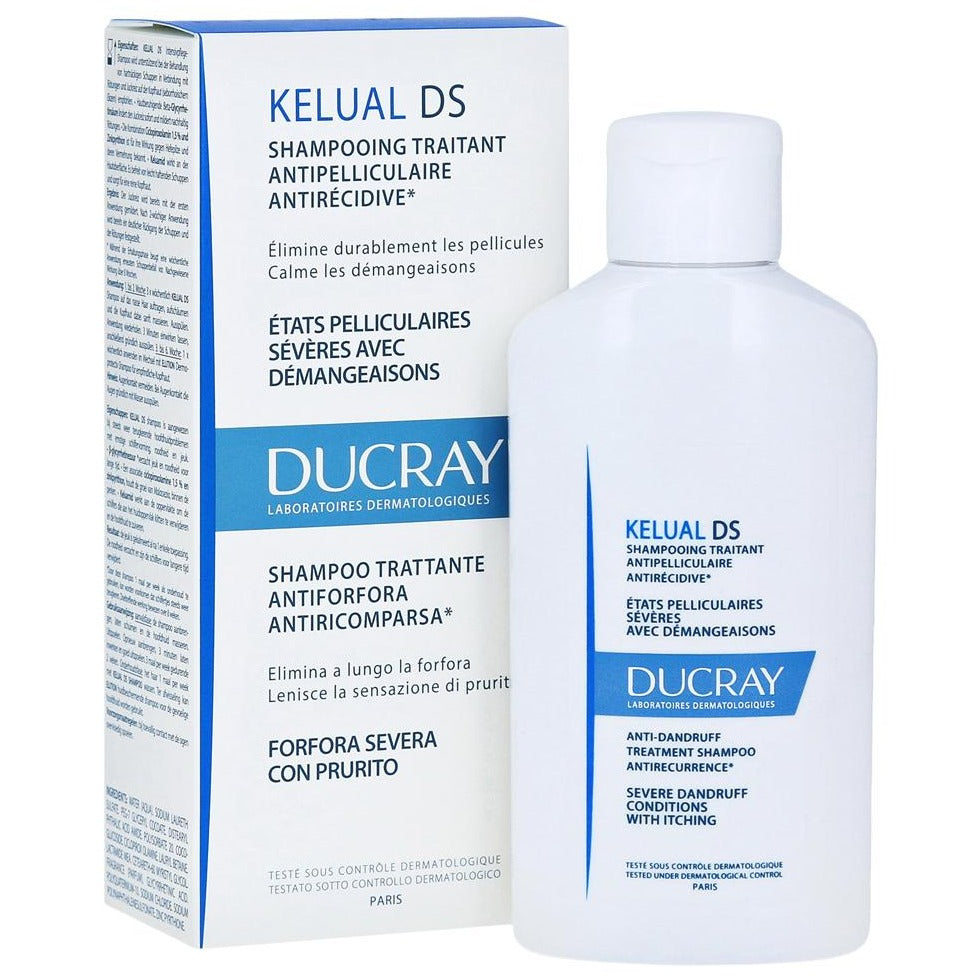 DUCRAY KELUAL DS 去屑抗菌洗发水100ml